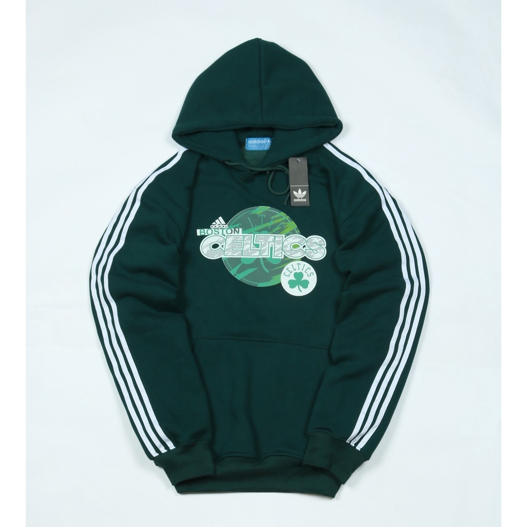 JAKET SWEATER HOODIE ADDS X BOSTON CELTICS SIMPLE UNISEX GOOD QUALITY