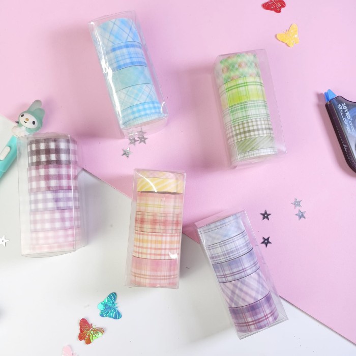 

Segera Miliki Washi Tape / Masking Tape Motif Garis Trendi