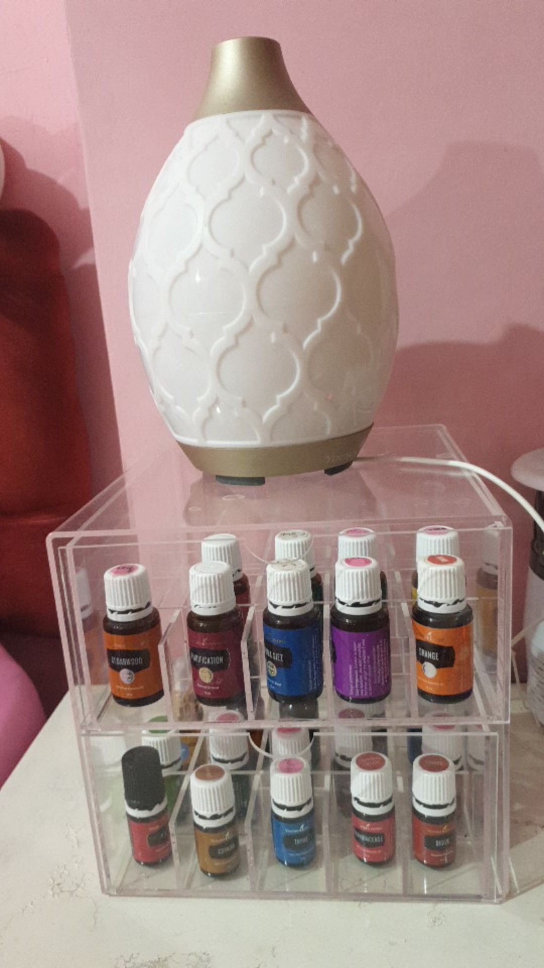 Acrylic Display Essential Oil,tempat Kutek Akrilik