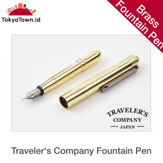 

---Terbartu--- Travelers Company Brass Fountain Pen