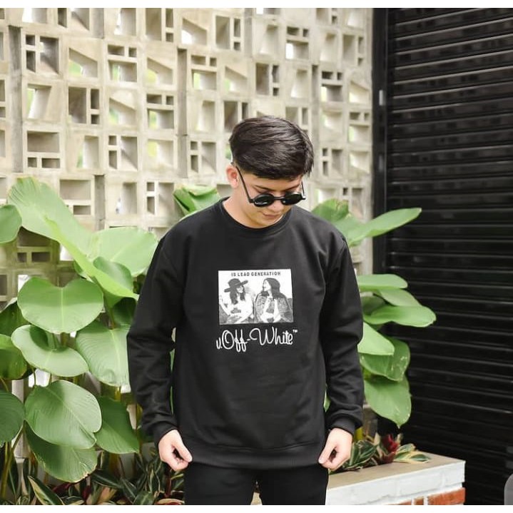 Sweater Pria/Wanita Grosir - Off White Picture