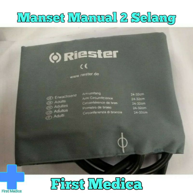 Manset Tensimeter Manual 2 Selang Riester / Cuff Tensimeter