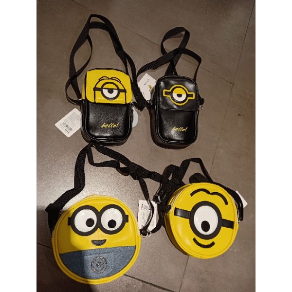 Miniso Minions crossbody bag tas selempang minions sling bag tas minions lucu
