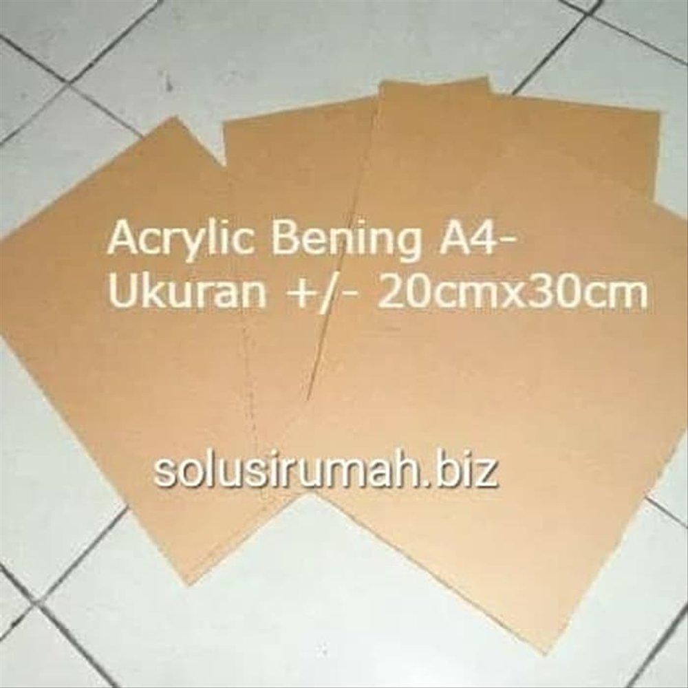 

ACRYLIC SHEET A4 1.5MM 20x30CM BENING TRANSPARAN AKRILIK TRANSPARANT