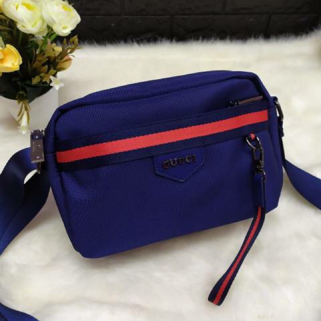 gucci sling bag blue