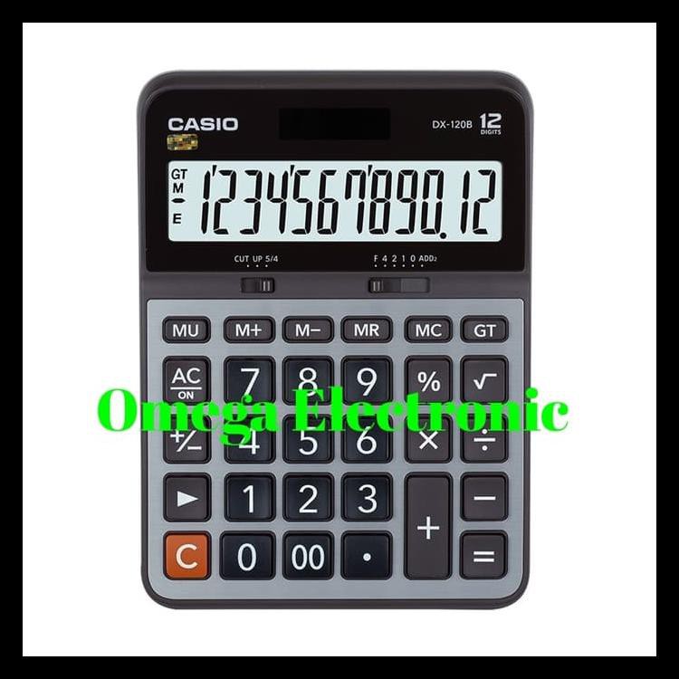 

Hot Product Casio Dx 120S - Calculator Desktop Kalkulator Kantor Office Dx-120S Barang Bagus