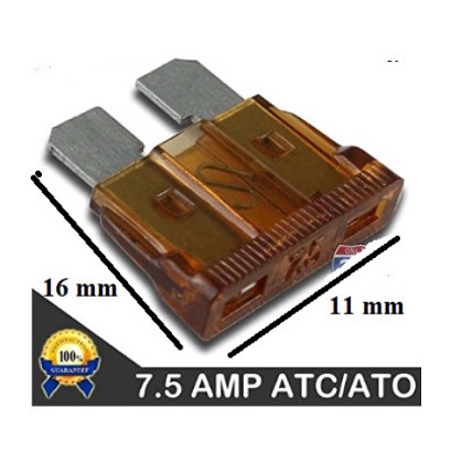 Fuse Blade Kecil mini Sekring Tancap Motor Mini 7,5A 7,5 Ampere mobil