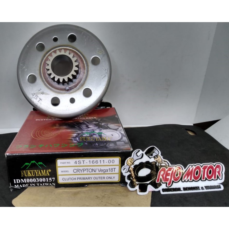 Mangkok Kopling Rumah Kopling Mangkok Ganda Yamaha Crypton Vega Jupiter Original Fukuyama