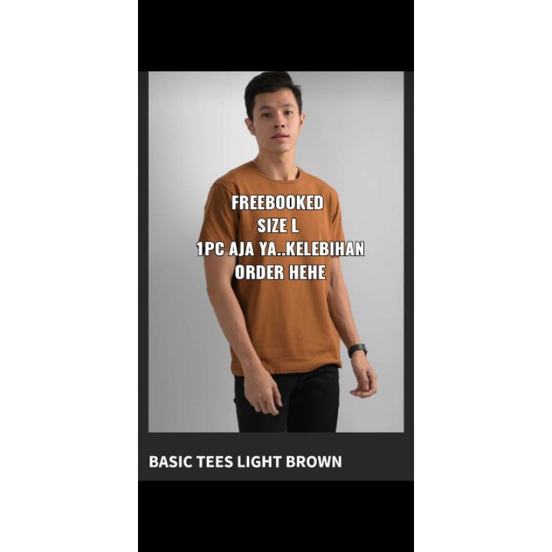 BASIC TEES LIGHTBROWN MALE.ID