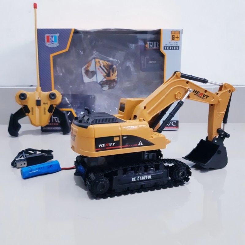 Rc Excavator Remote Control Batre Cas Mainan Truk Beko Anak Laki Cowok