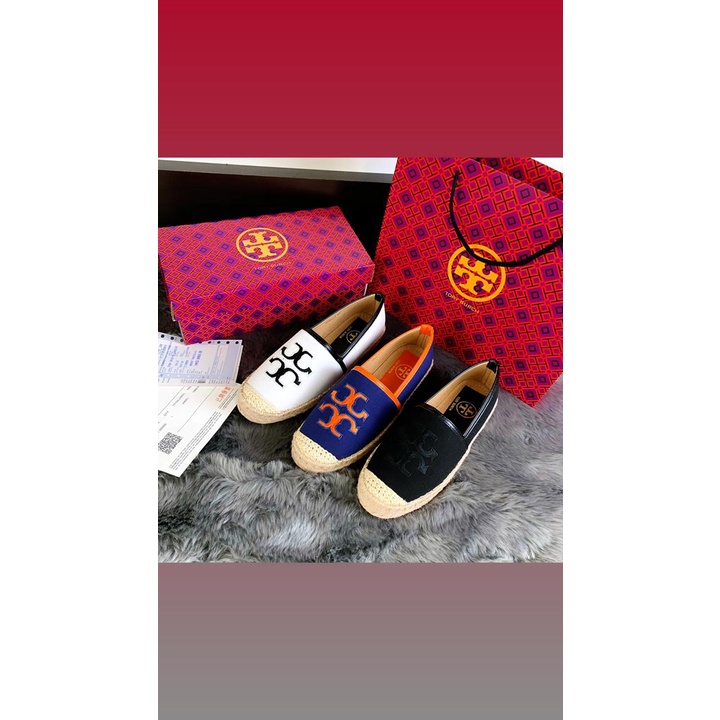 Sepatu TORY BURCH Espadrilles 2020-47  TYU 84   impor batam reseller murah wedges sport cantik sneak