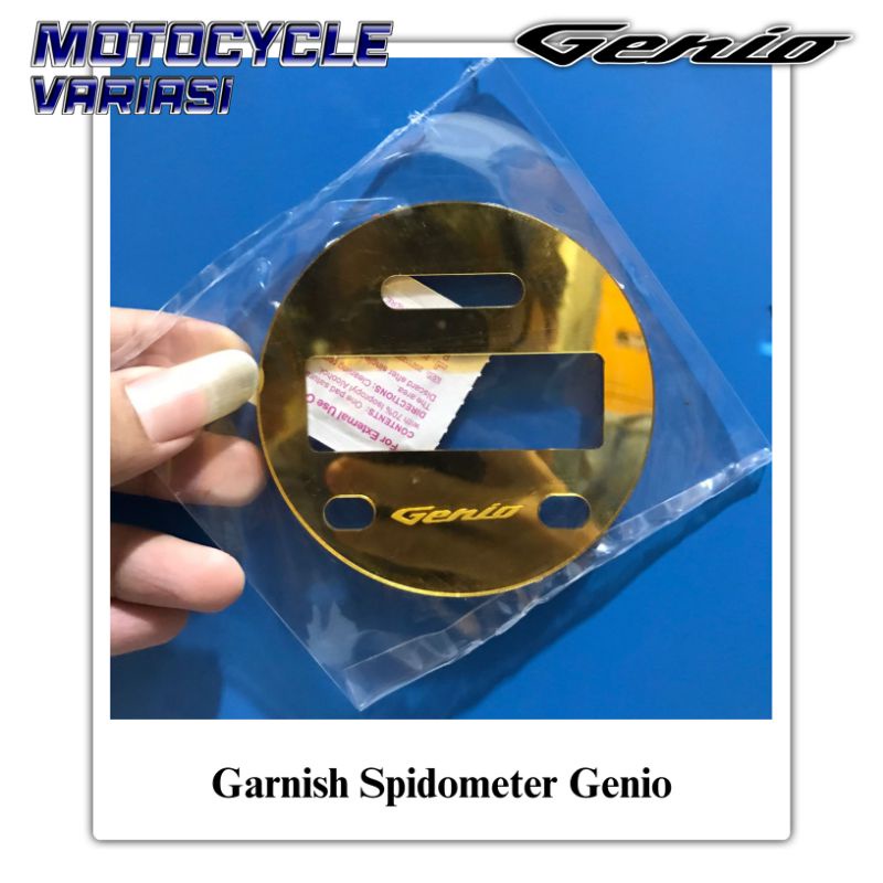 Garnish Speedometer Genio Garnis Cover Spidometer Genio Antigores Spidometer Genio