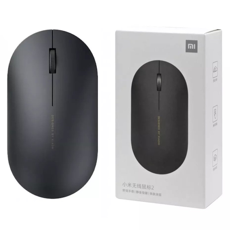 Xiaomi Wireless Portable Mouse Laptop Komputer Versi 2 USB Original