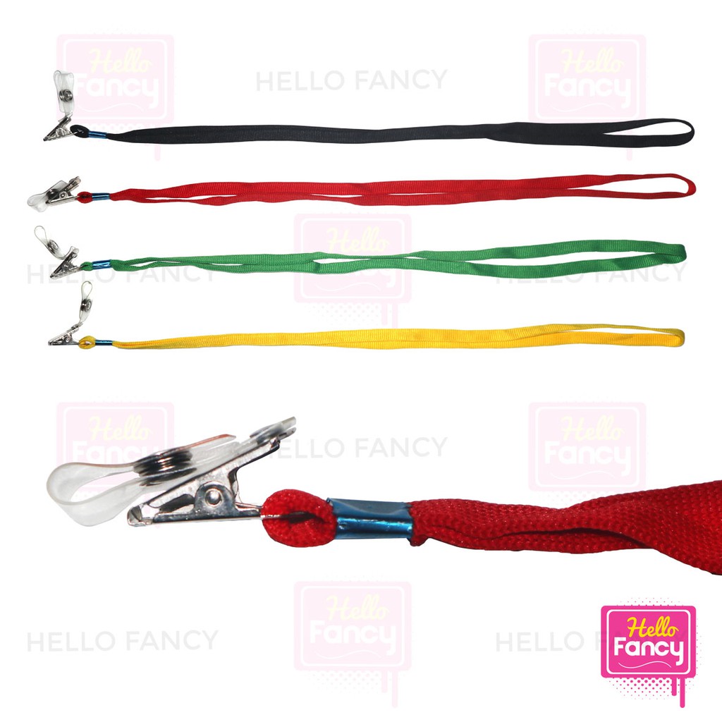 

Tali ID Card /Gantungan ID Card / Name Tag / Lanyard Jepit Besi ICL1