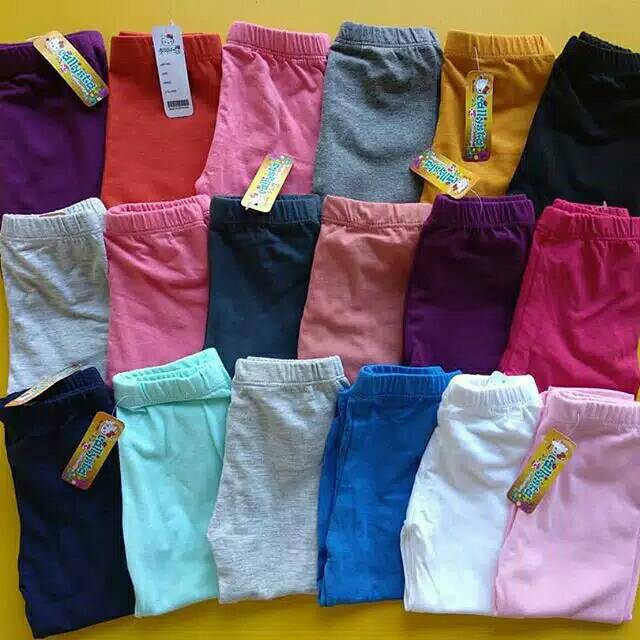 Legging Anak Polos Berwarna . Legging Anak . Bawahan Anak Perempuan