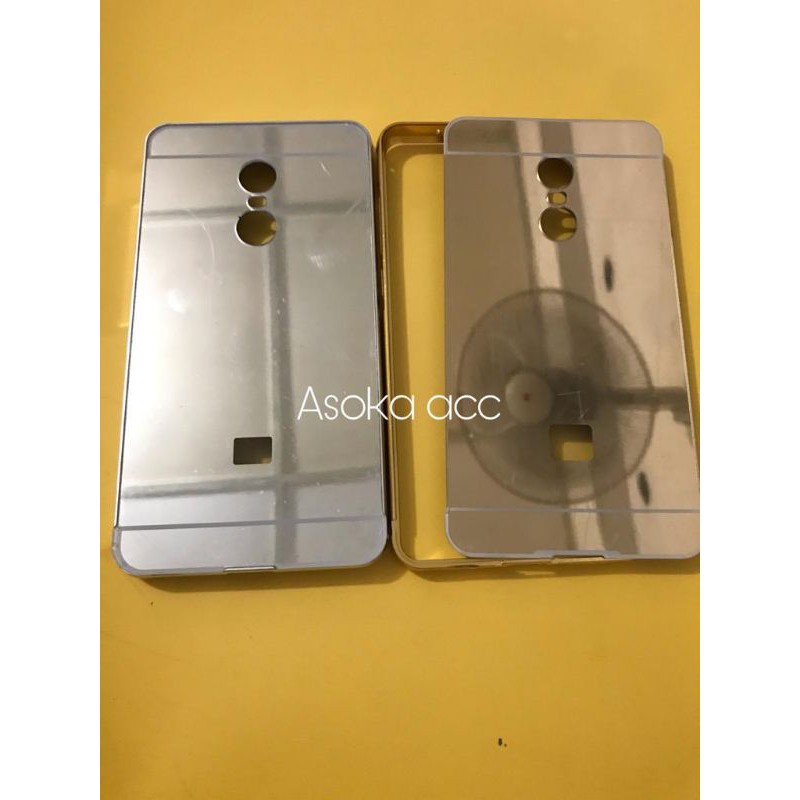 Hard Case Bumper Slide Mirror Redmi Note 4X - Redmi Note 2