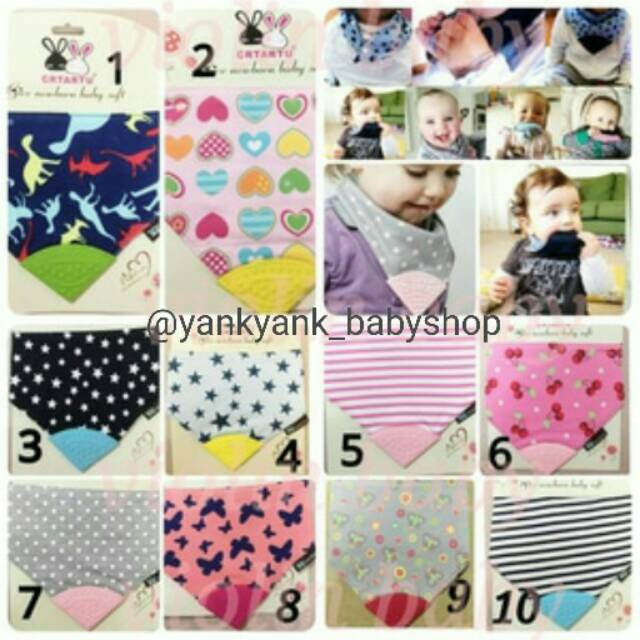 ♥BabyYank♥ Baby Bib / Slabber Segitiga Bayi / Celemek Makan Bayi