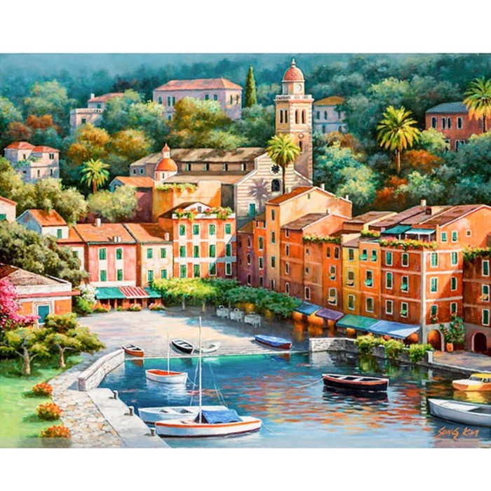 

Produk Terbaru Diy Painting Paint By Numbers Canvas Lukis Classic Europe 40*50