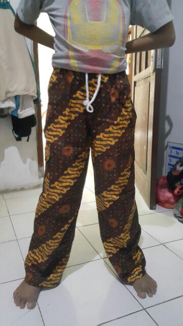 Celana Boim Batik Uk.9-12 Tahun / Celana Panjang Batik Anak Laki Harian Santai Grosir Pants