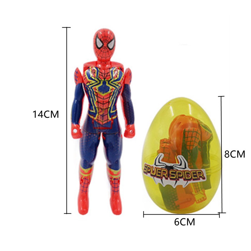 2022 Mainan Action Figure Spiderman Berubah Bentuk Untuk Koleksi / Hadiah Anak