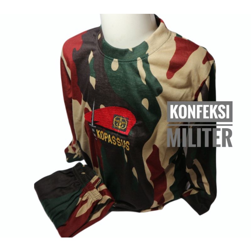 baju kaos loreng anak laki - laki training anak baju custom anak kaos lengan panjang stelan karnaval