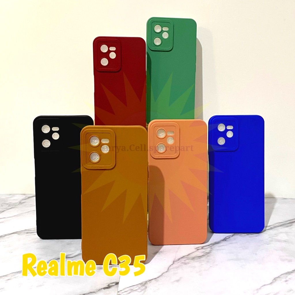 Case Slim Matte Pro Camera Realme C35 - SC