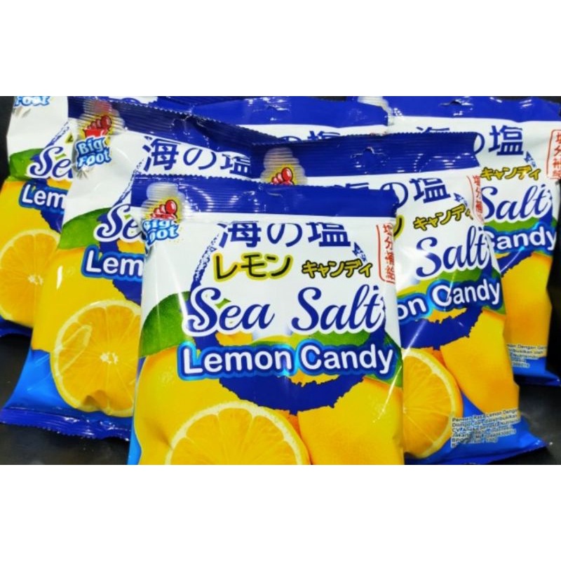 permen big foot sea salt lemon 150 gr