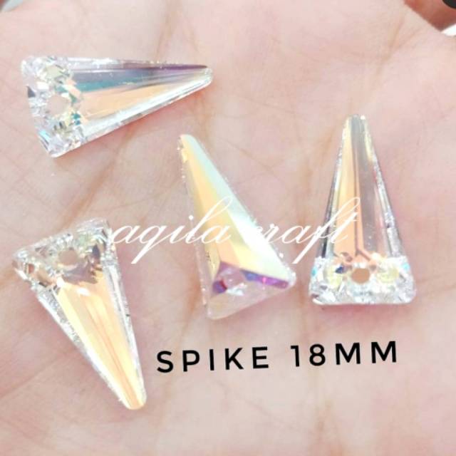 SALE CRYSTAL SWAROVSKI ORIGINAL CRYSTAL SWAROVSKI ORIGINAL SPIKE 18MM CRY AB