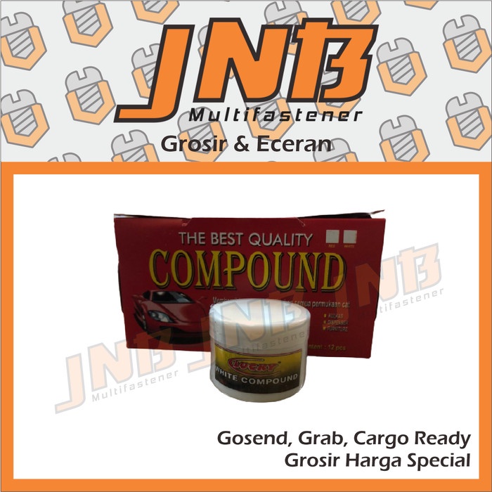 LUCKY White Compound- Kumpon Kompon Putih Halus - Multifungsi Premium