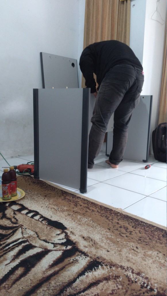 [promo] Uod 1081 Meja Tulis Kantor 3 Laci Uno Office