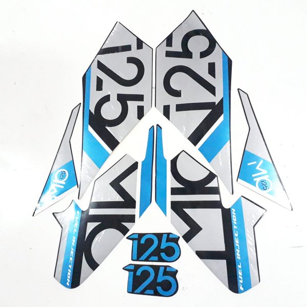 Striping Sticker Decal Yamaha Mio M3 2017 2018 Hitam Biru