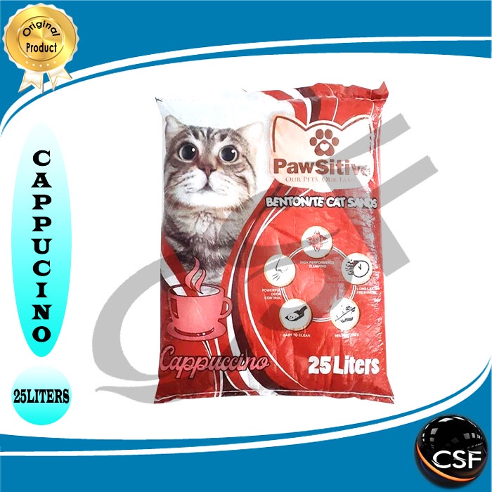 Pawsitive 25 liter Pasir kucing wangi gumpal (Ekspedisi)