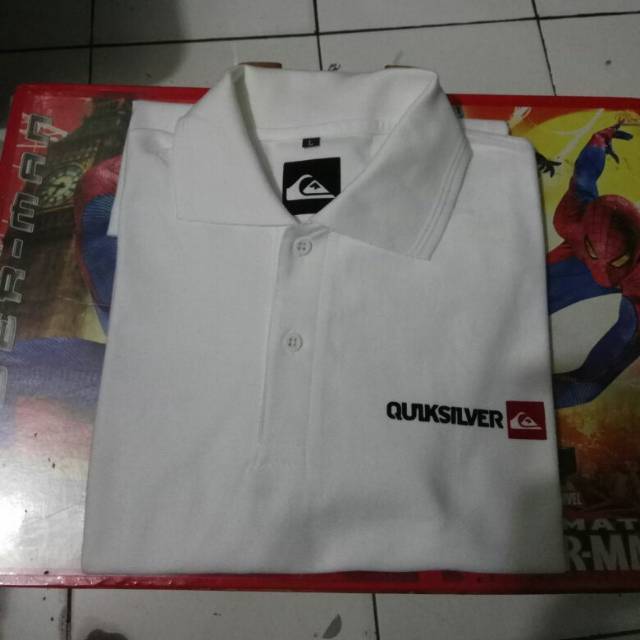 Polo Shirt Quiksilver, Baju Kerah, Kaos Polo Quiksilver