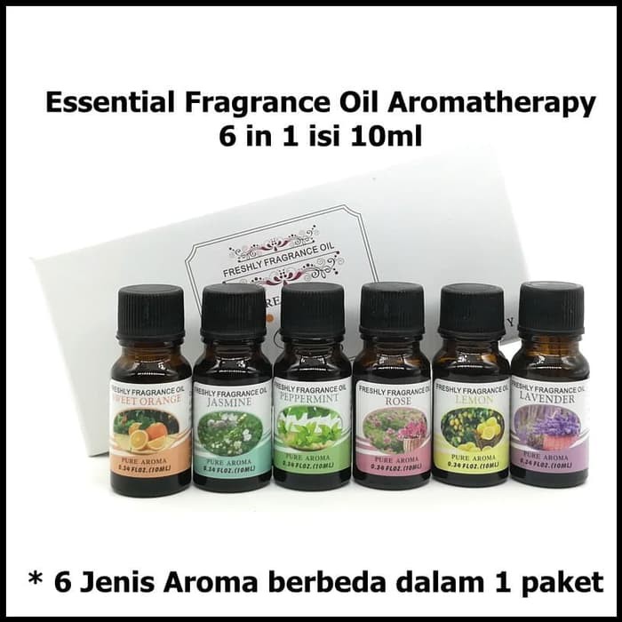 Pure Aroma Essential Fragrance Oil Aromatherapy 6 in 1 10ml RHJY