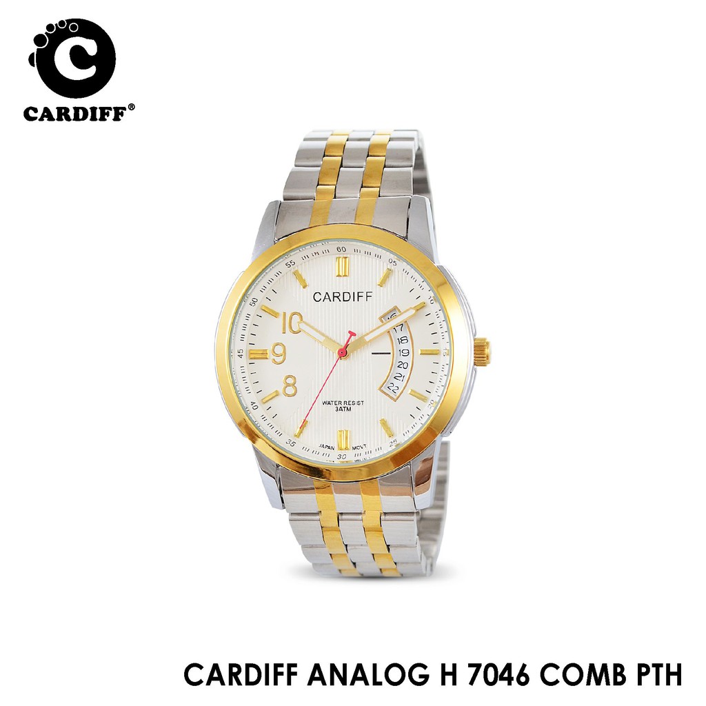 Cardiff Analog H 7046 Jam Tangan Kasual & Couple