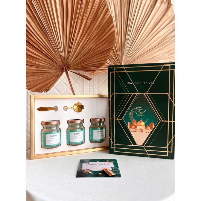

Hampers Ramadhan/Lebaran/idulfitri isi 3 jar Realfood