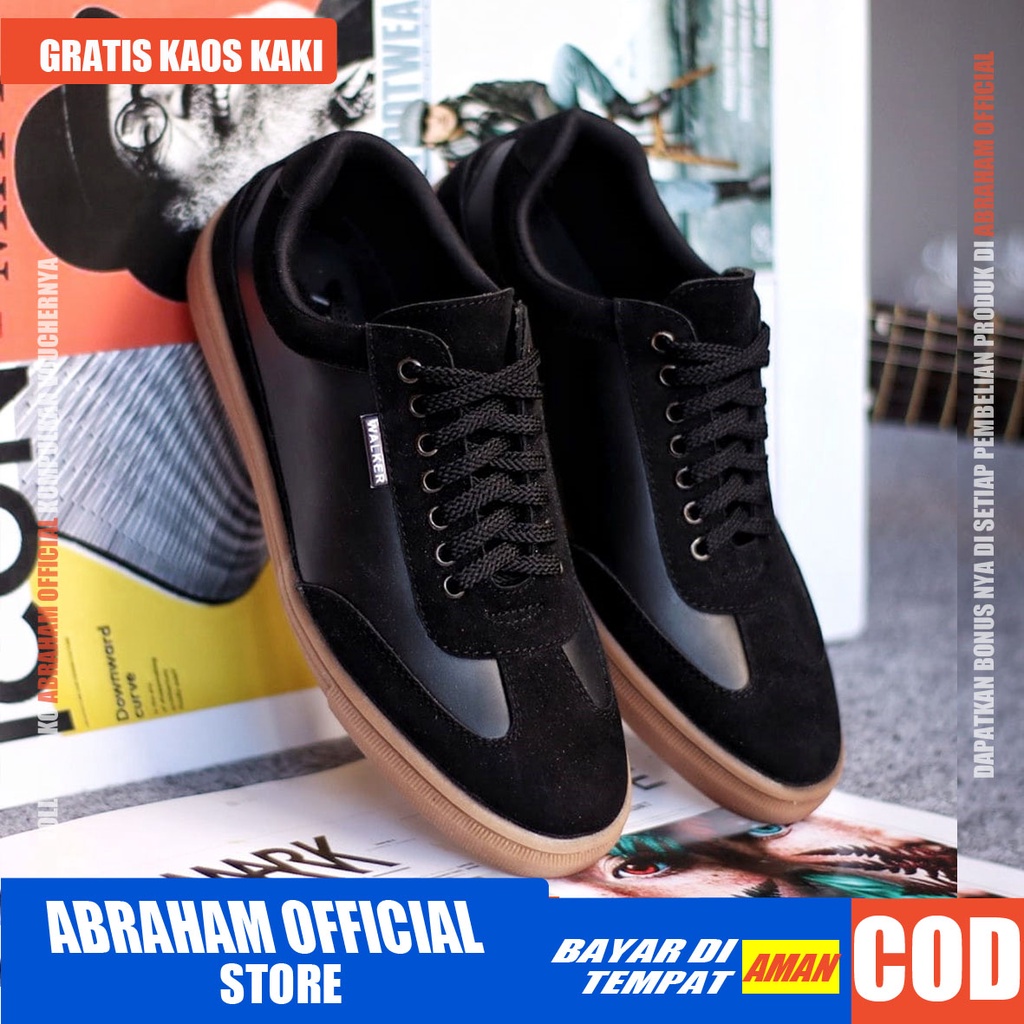 ABRHM x RAMIRES Sepatu Kasual Pria Sepatu Pria Casual Sepatu Sneakers Pria Sepatu Cowok / Cowo Kerja Kantor Semi Formal Anti Slip Kuliah Kondangan Gaya keren Kekinian Murah Terlaris