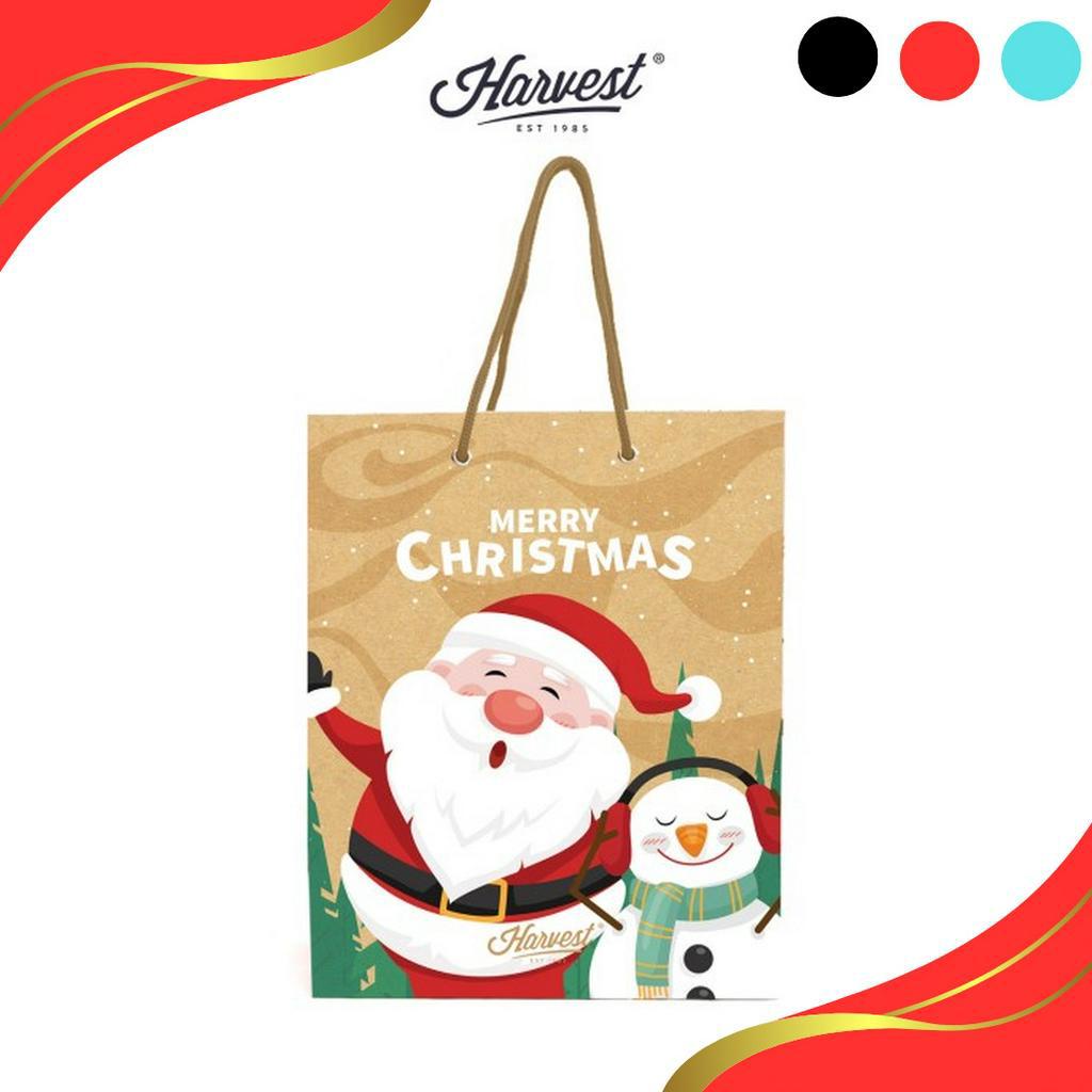 

NEW PRODUCT Paper Bag Natal Christmas Harvest Merry Xmas M Santa Snow