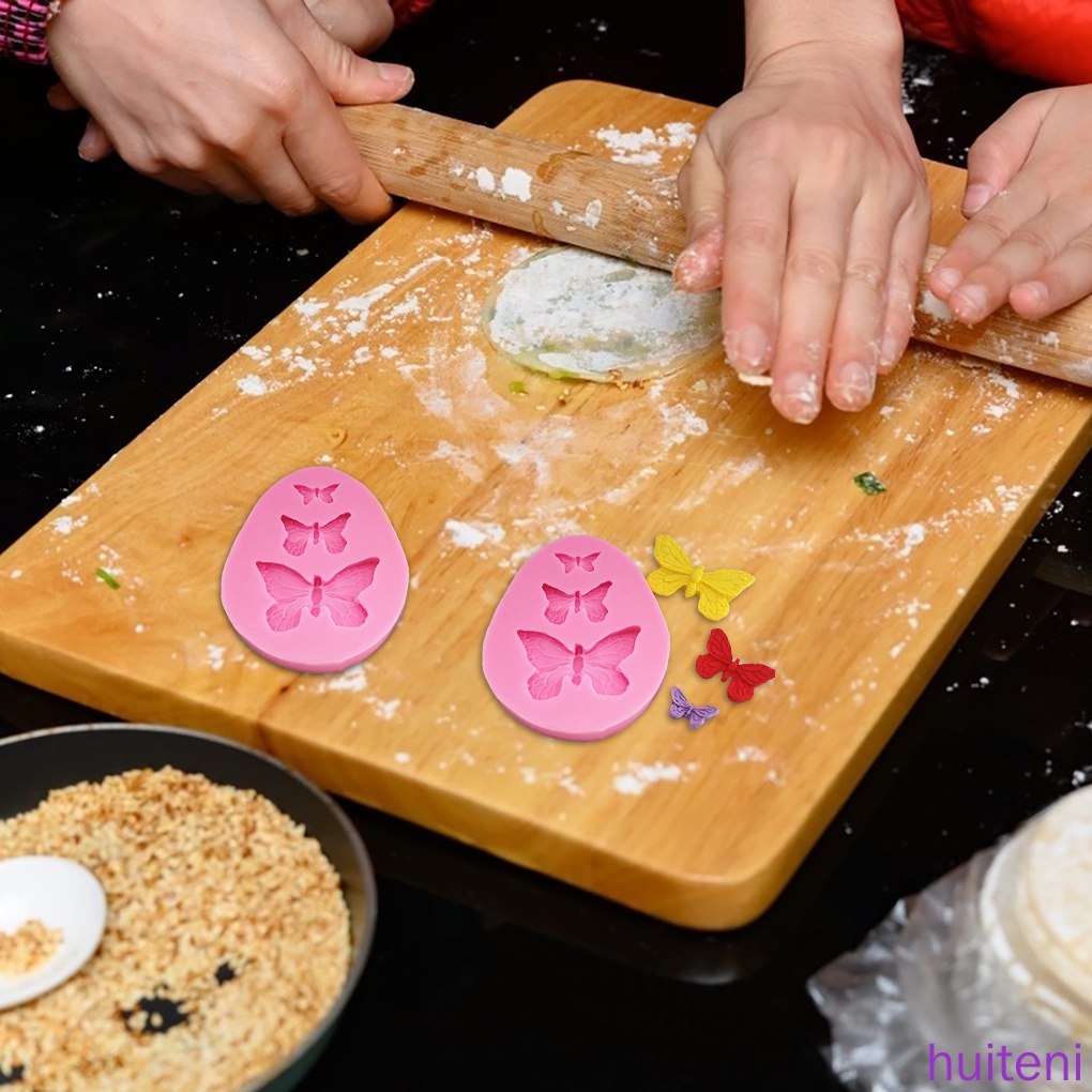 Alat Cetakan Kue Bentuk Kartun Hewan Bahan Silikon Untuk Membuat Pastry