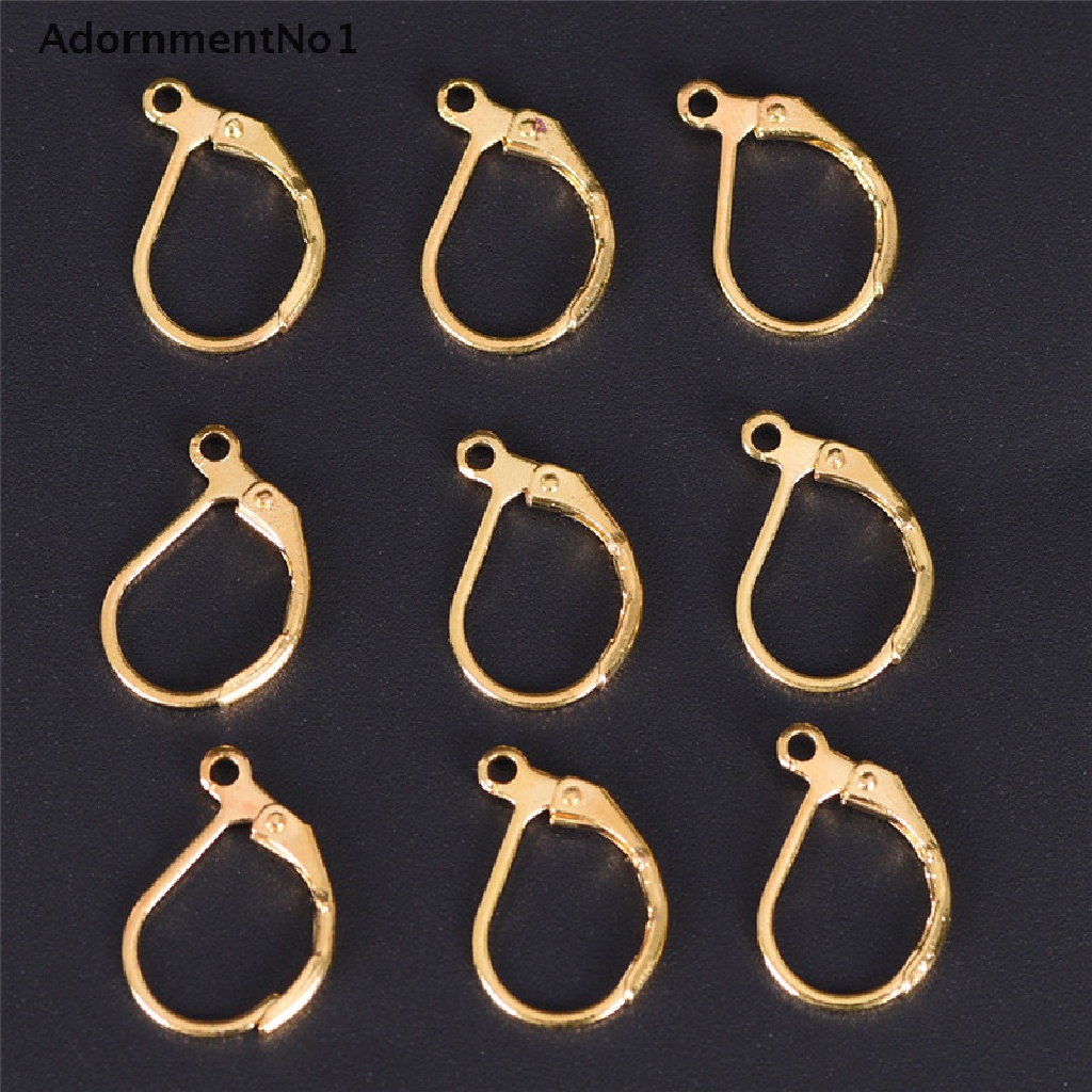 (AdornmentNo1) 50 / 100PCS / Set Kait Lobster Gaya Perancis Untuk Membuat Perhiasan Anting DIY