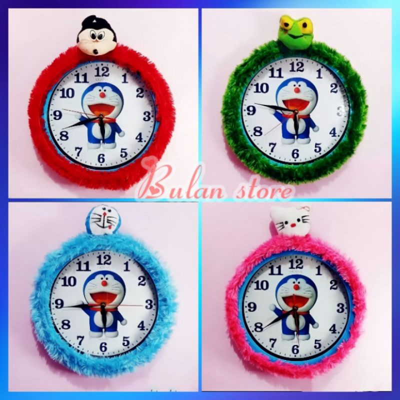 Bando Jam Dinding Karakter Bando Jam Dinding Bulat Dan Kotak Karakter Boneka Murah Meriah Bando jam 