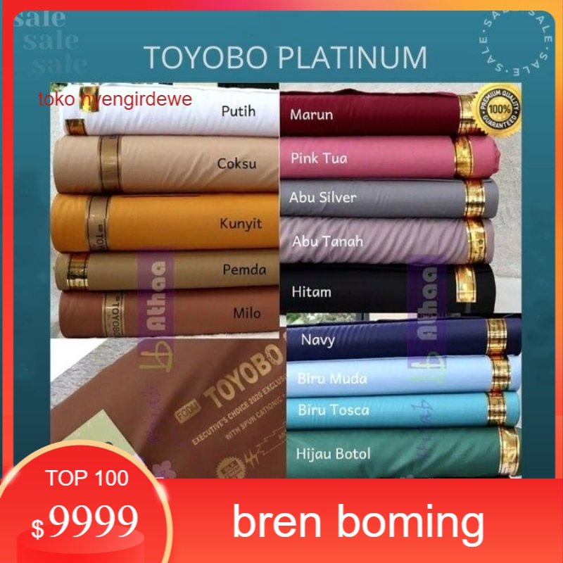 BAHAN KAIN KATUN TOYOBO , bahan kain meteran TERBAIK