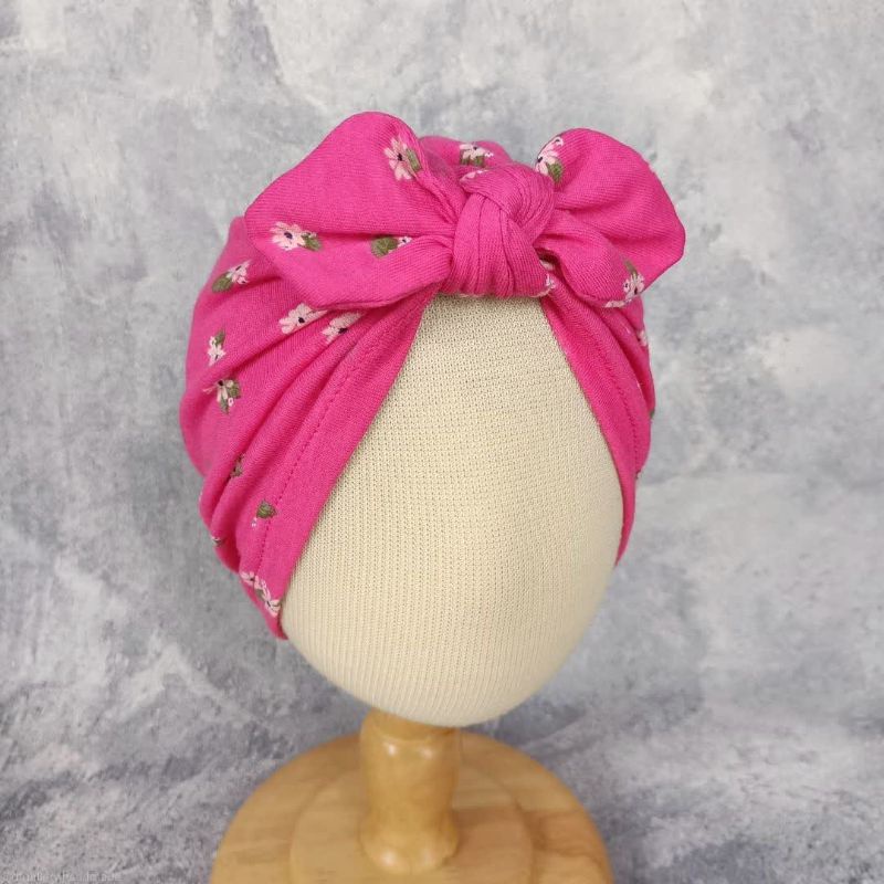 Turban Bayi dan Anak seri Motif Lucu - Turban Pita Bandana Headwrap Ciput Anak