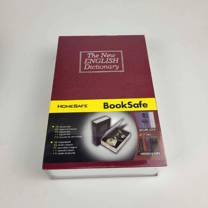 Kotak Buku Kamus Dictionary Safety Box Hidden Storage - DHZ002 - 7RHA2QRE Red