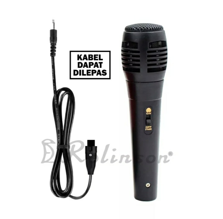 Mikrofon Karaoke Rolinson RL-01/RL 01 - Mic Microphone Karaoke Proffesional Dinamic