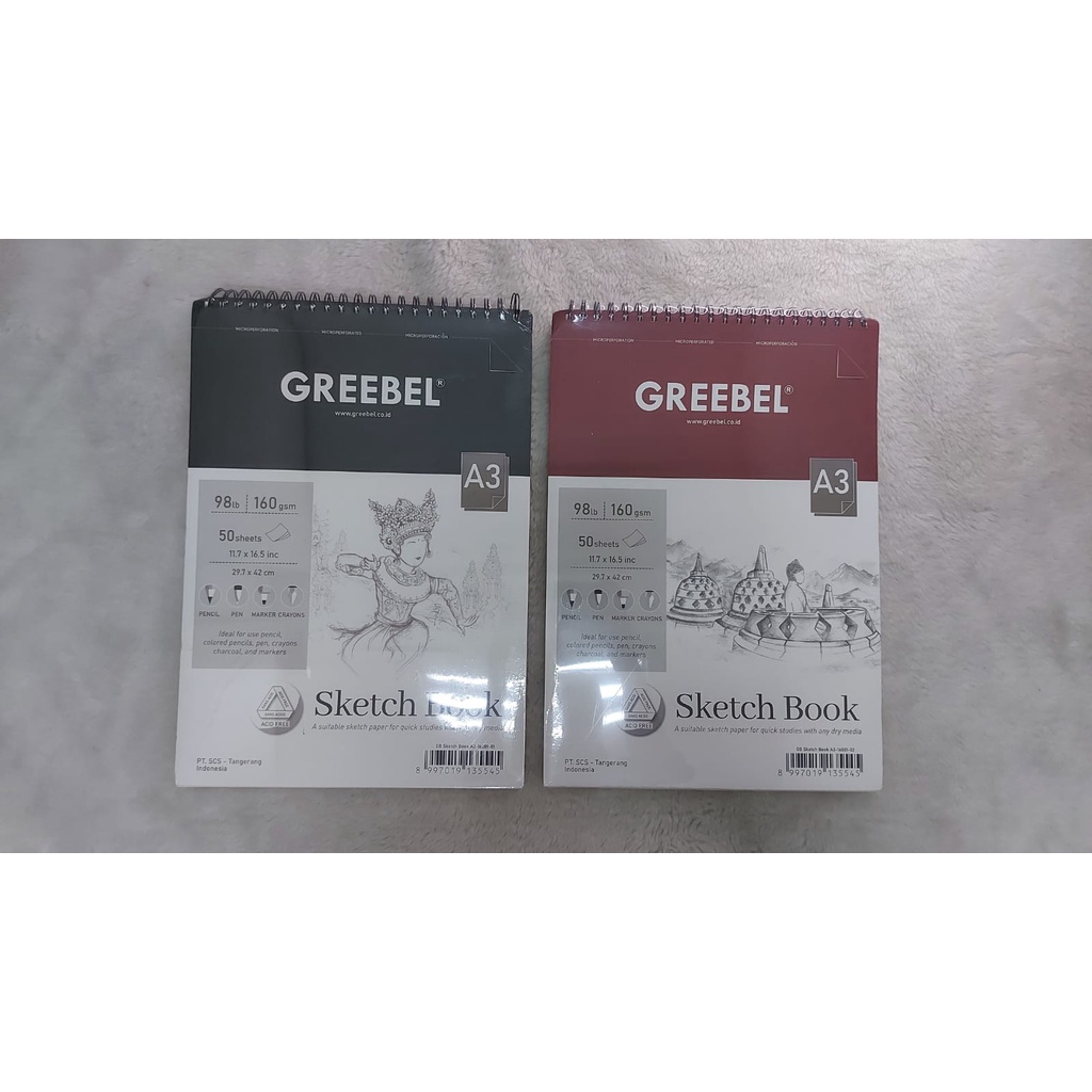 GREEBEL SKETCH BOOK A3 / buku gambar A3/ 16002