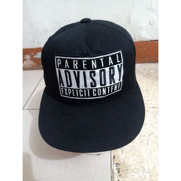 Topi parental advisory original second bekas