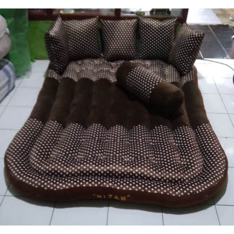 KASUR KARAKTER MOTIF POLKADOT / KASUR KARAKTER MOTIF MACAN / KASUR KARAKTER MOTIF LOVE