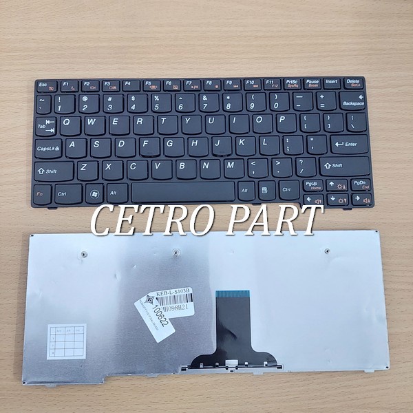 Keyboard Lenovo Ideapad S100 S110 S205 S10-3 S10-3s - HITAM BERGARANSI