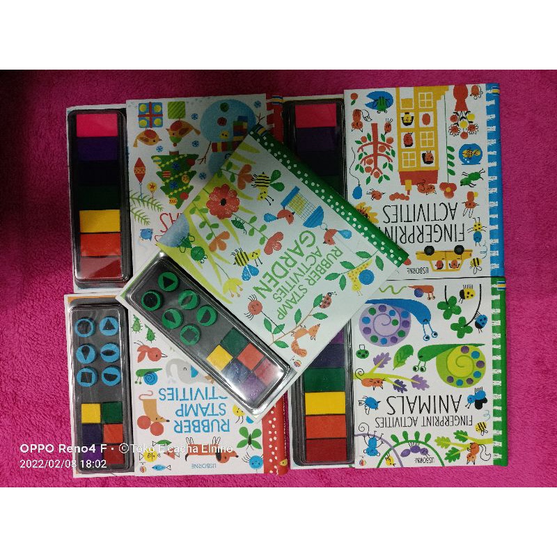 

USBORNE FINGERPRINT / RUBBER STAMP